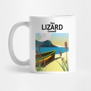 Lizard Cornwall seaside travel poster Mug